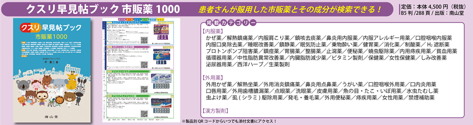 クスリ早見帖